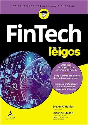 “Capa do livro Fintech Para Leigos de Steven O'Hanlon sobre finanças digitais e inovação”.
