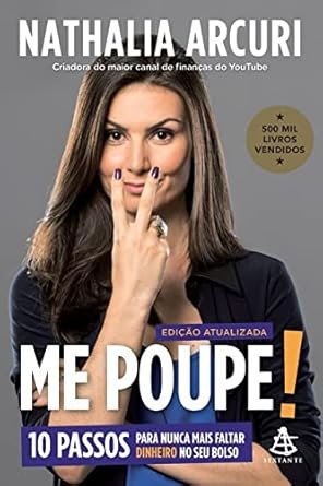 Capa do livro Me Poupe! de Nathalia Arcuri sobre educação financeira prática e investimentos