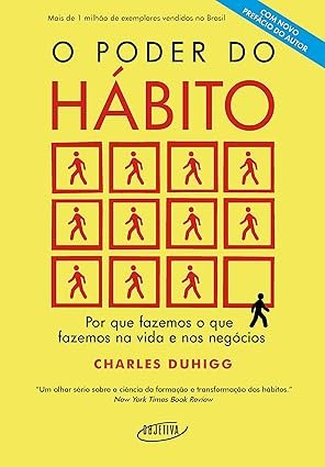 Capa do livro O Poder do Hábito de Charles Duhigg sobre hábitos, produtividade e desenvolvimento pessoal