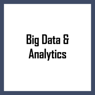 Big Data & Analytics